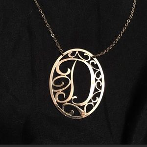 Monogram ‘D’ Necklace